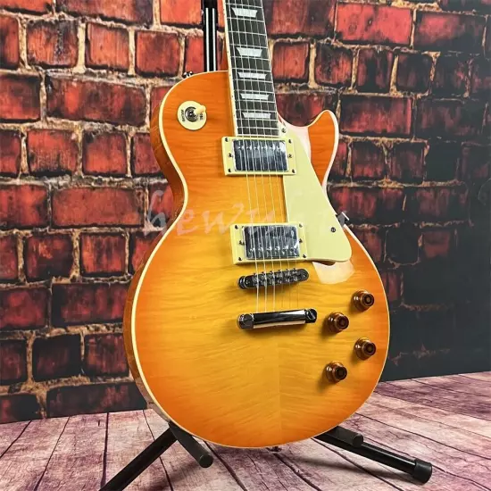 Custom Shop Honey burst Lemon Fade Electric Guitar ABR bridge shipping quickly