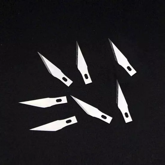 50/300pcs Precision Craft Knife Blades Refill Hobby Knife Blades for Art Carving