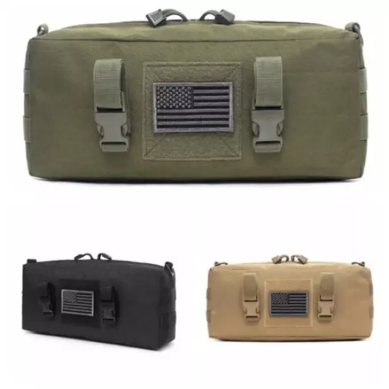 Outdoor Tactical Bag Molle Waist Pack Medical EDC Pouch Camping Hiking Sports