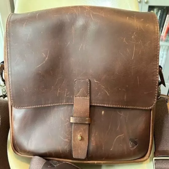 Nutsac Jones Satchel Briefcase, all leather