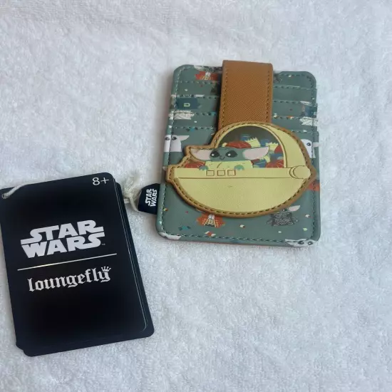 Loungefly Star Wars The Mandalorian Grogu Cardholder ￼ Halloween New R10w10