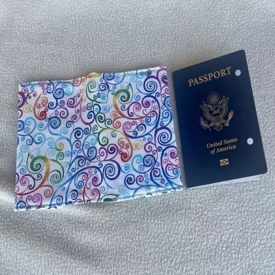 PASSPORT HOLDER 100% Cotton Made In USA