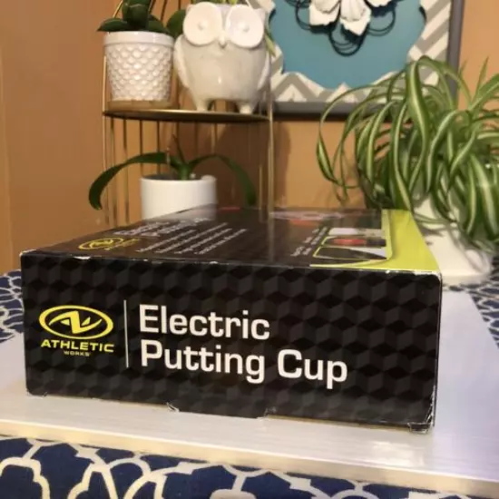 Athletic Works Electric Putting Cup, Adjustable skill level, Auto ball return 