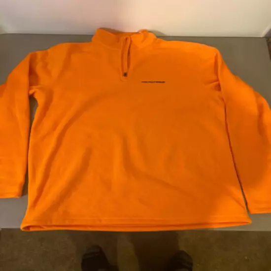 Realtree Quarter Zip Sweater Hunter Orange