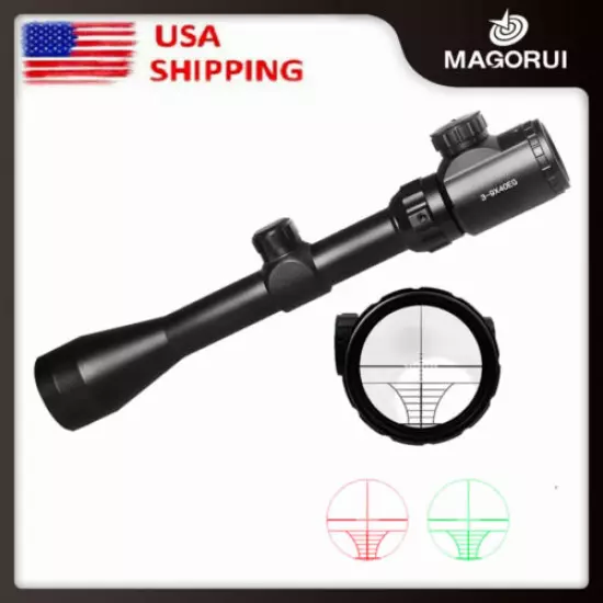 3-9x40 EG Scope Tacticall Optic Scope Red Green Optical Hunting Scopes Weapons 