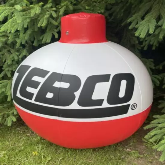 Vintage Giant Inflatable Fishing Bobber Zebco (RARE!!!) Intex?