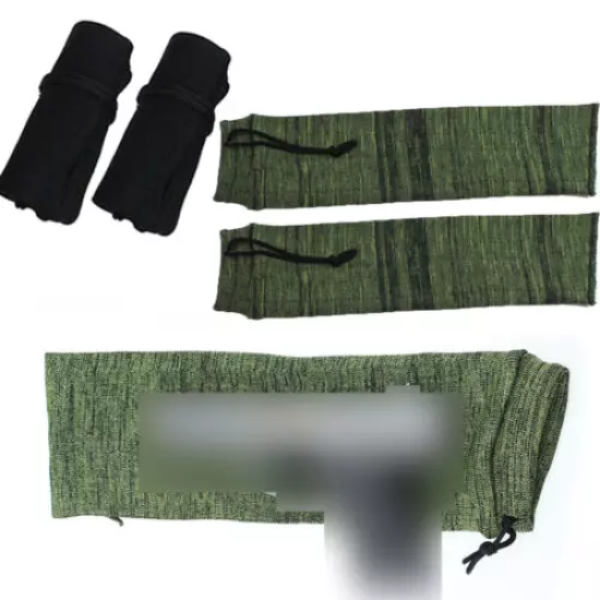 4 Pcs Gun Sock Handgun Pistol Storage Sleeve Cover Tactical Protective Case Bags