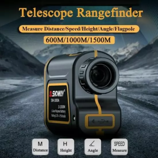 Telescope Laser Range Finder Digital Distance Meter Hunting Golf Rangefinder