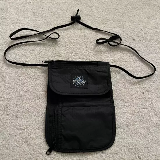 Black Eagle Creek Travel Gear - Secret Hidden Money Passport Pouch With Pockets