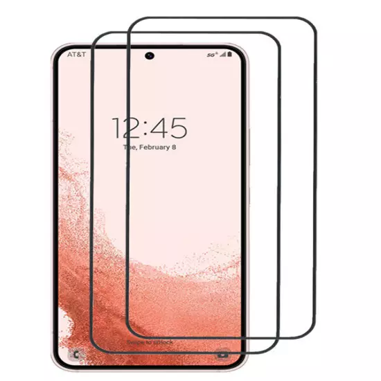 2P Samsung Galaxy S22/22+ Ultra Fullcover Tempered Glass Screen/Camera Protector