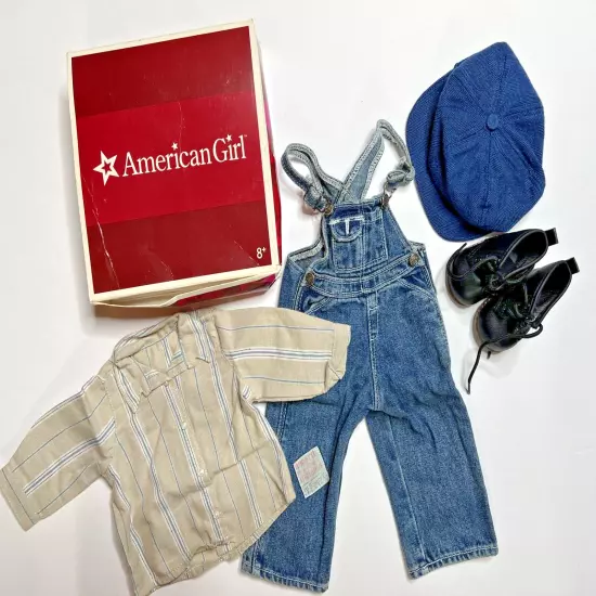 American Girl Doll KIT KITTREDGE Kit’s Overalls Outfit - New In Box!! **READ**