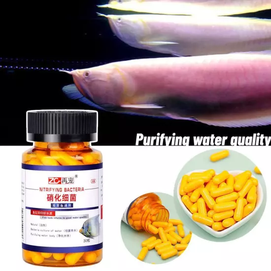 Fish Tank Water Quality Purifier Concentrated Nitrifying Capsules W1B7