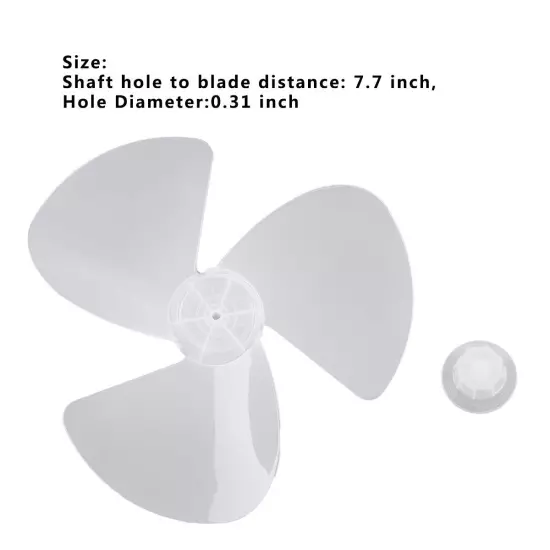 12/14/16/20 Inch Plastic Fan Blade Replacements for Standing Fan Table Fanner