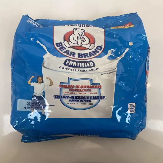 bear brand Fortified powdered Milk 680g