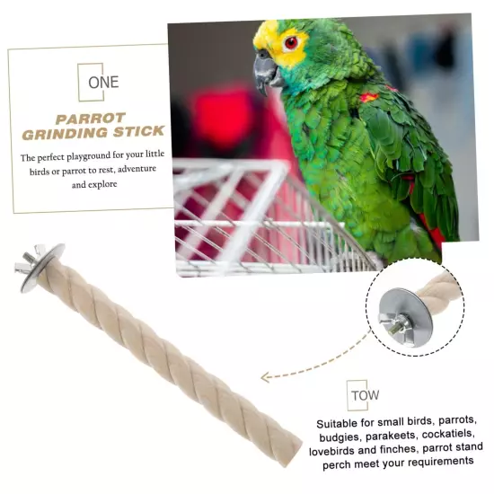 Bird Toy Wood Toy Birds Toys Parakeet Bird Accessories Toys for Birds Bird St...