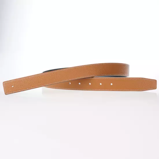 H full grain leather buckleless replacement strap for men and women 32mm wide