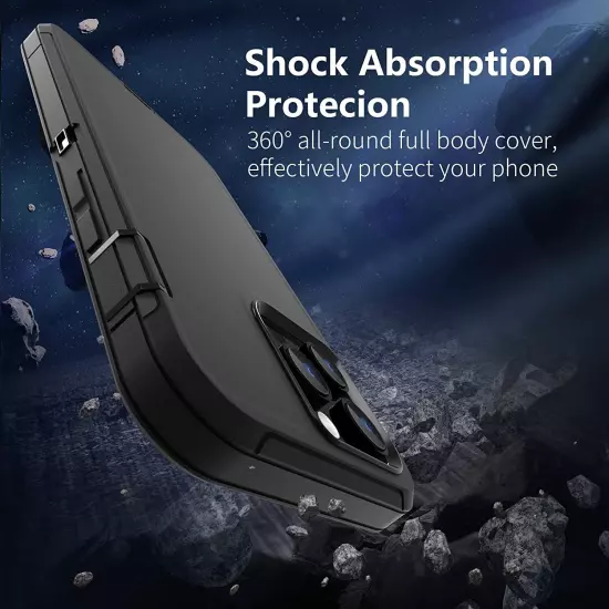 For iPhone 16 15 14 13 12 11 Pro Max XR X Max 8 7 Plus SE Shockproof Case Cover