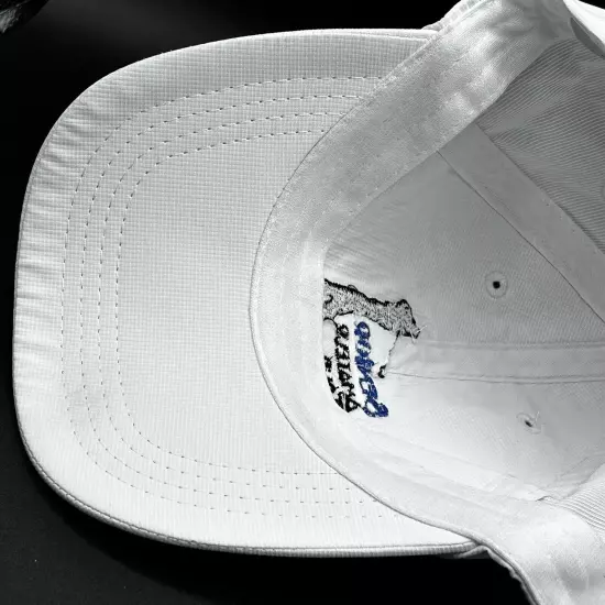 Senior Amateur Tour Golf Hat White Adult One Size Poly American Dry Goods Used