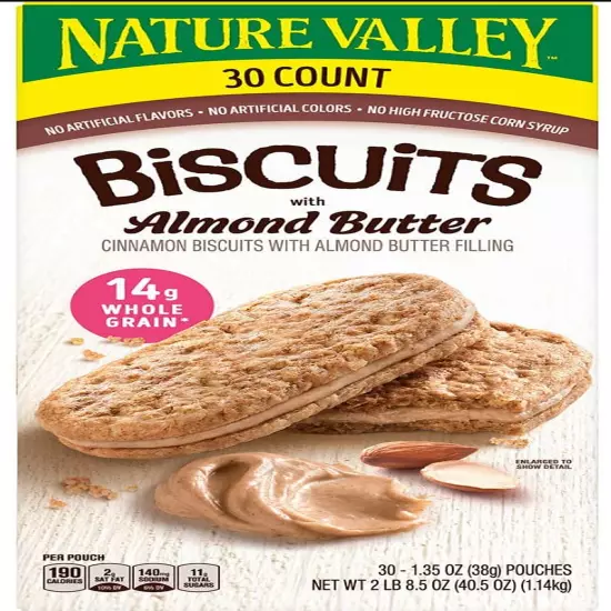 Almond Biscuits 30 Ct