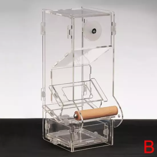 Auto Bird Feeder-Cup No Mess Bowl Cage Automatic Feeding ParrotCockatiel= R4O1