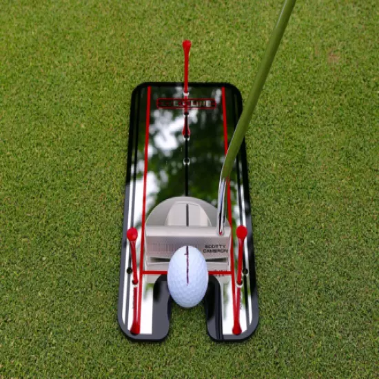 EyeLine Golf Putting Alignment Mirror, Portable Practice Putting Trainer, Mirror