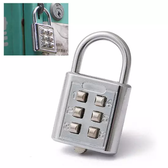 Anti-thieft Lock 6-Digit Key Combination Lock Code Smart Lock Code Ke X7S3