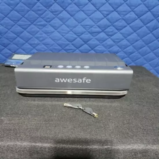 Awesafe with Fingerprint Identification and Biometric Lock One Handgun Capacity