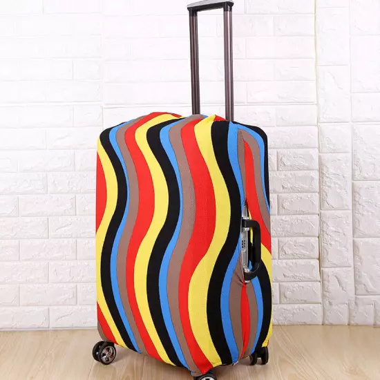 Elastic Print Luggage Suitcase Protector Cover Suitcase Anti Dust Scratch 18-28