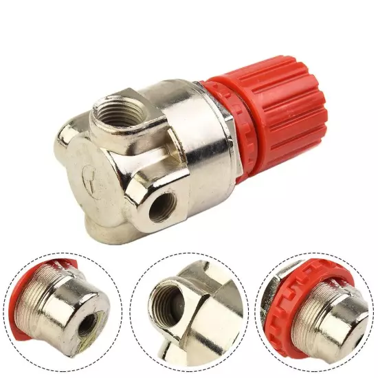 Air Compressor Accessories Valve Air Pressure Valve 2.8 X 1.6 X 1.6in 4 Holes