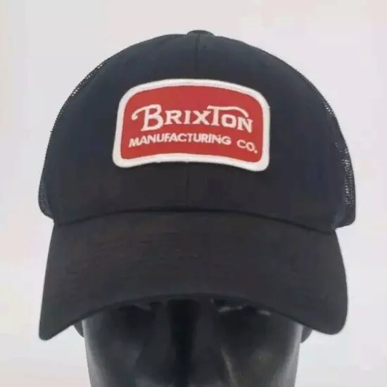 Brixton Manufacturing Co. Patch Trucker Hat Black Wheeler Mesh Snapback