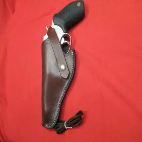 JUDGE .45 LONG COLT /.410 WESTERN COWBOY LEATHER HOLSTER LEFT HAND DRAW