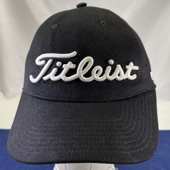 Titleist FJ Footjoy Pro V1 Golf Hat Cap Fitted Mesh Stretch fit Black OSFA