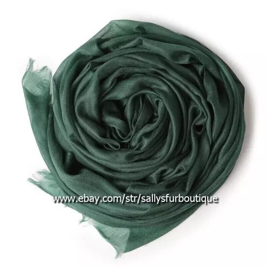 Sallys Pure Mongolian Cashmere 300s Wrap Shawl Ring Scarf Thin Soft 230 * 100 cm