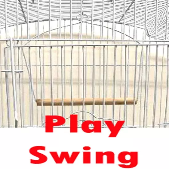 66-Inch Large Bird Flight Cage with Open Play Top & Rolling Stand for Parrots Co