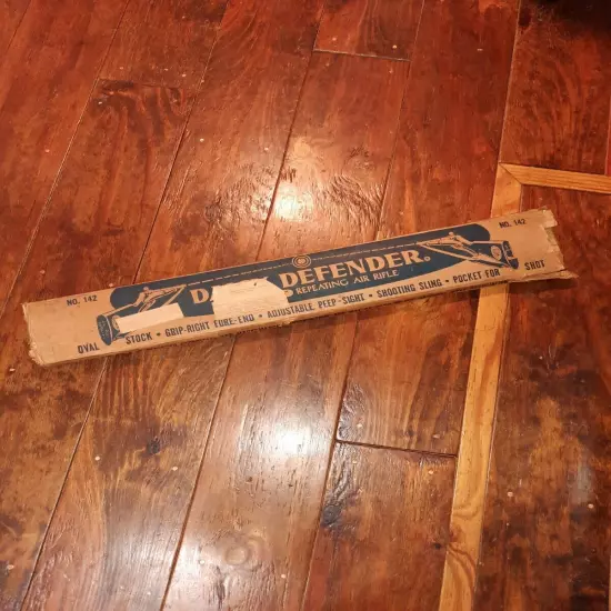 Very rare Early 1950s Daisy defender 142 BB gun Empty box only 