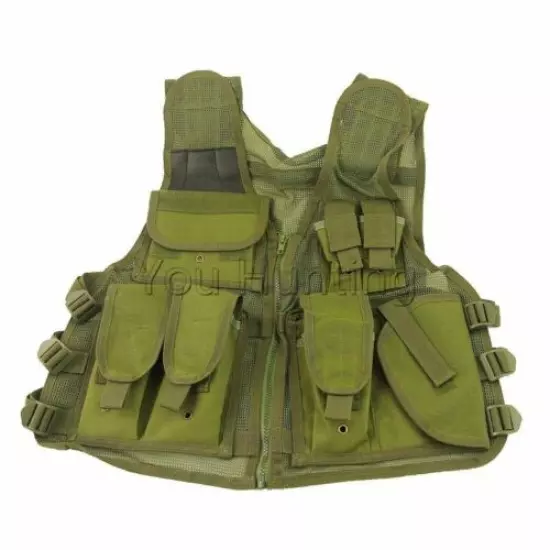 Tactical Vest Combat Military Army Airsoft Hunting Outdoor Multi Pockets Vest