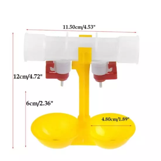 Chicken Waterer Cups Hanging Chicken Waterer Machine for Duck Turkey