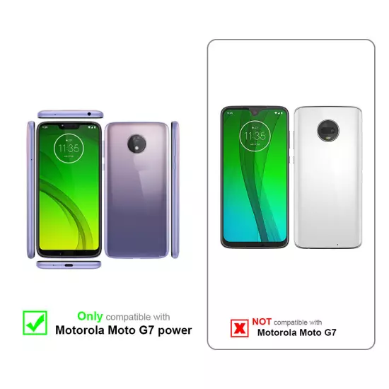 3x Fullcover Tempered Glass for Motorola MOTO G7 POWER Screen Protection Film