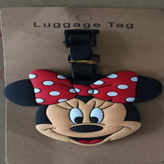 15 Styles Disney Mickey Minnie PVC Travel Baggage Backpack Suitcase Luggage Tags