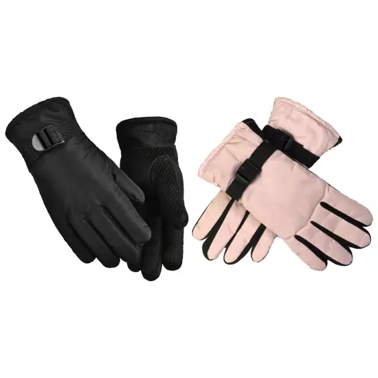 Winter Cycling Gloves Windproof Fishing Mittens Thicken Warm Full Finger Gloves