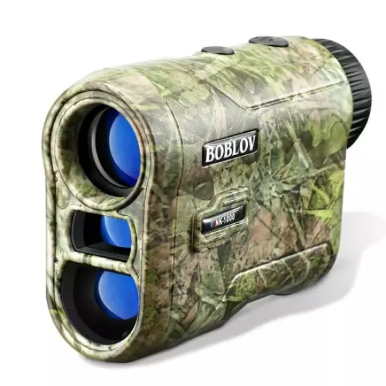 BOBLOV 6.5X 1000m Waterproof Golf Range Finder Rangefinder Flag-Lock for Hunting