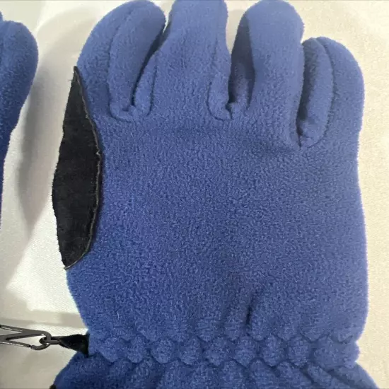 Head Men's Winter Gloves Insulated 100% Polyester Size Large Black Blue