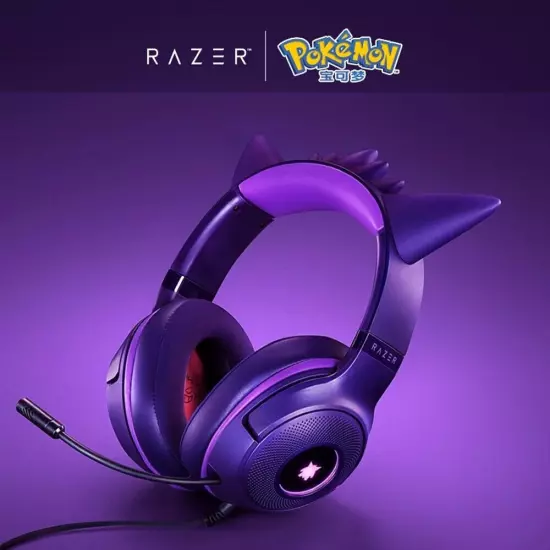 Razer x Pokémon Gengar Kraken V3 X Wired Headset Headphone Limited Edition