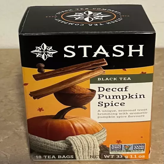 Stash Tea Decaffeinated Tea-Pumpkin Spice 18 Bag