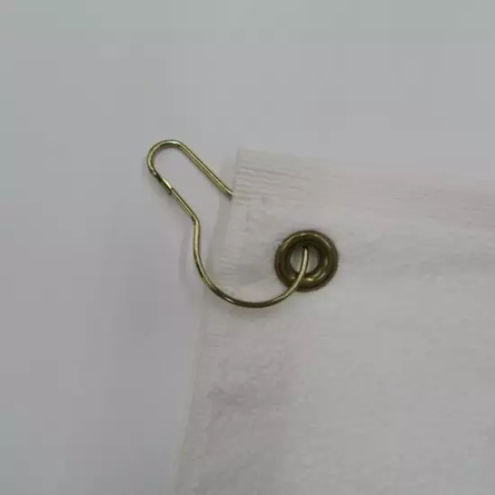 The Links Collection 1888 Mills Chiquita Banana Golf Towel White Logo Print Clip