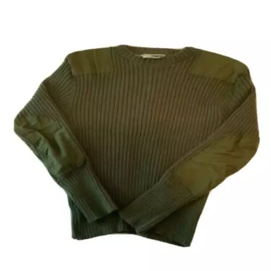 Vintage Gander Mountain 100% Wool Sweater Olive Green. Size 5