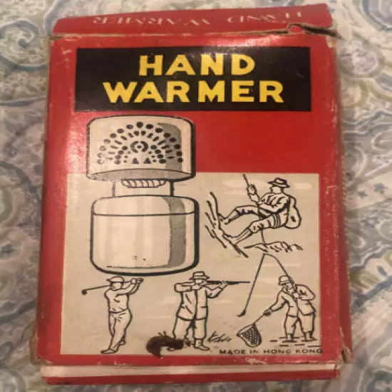 Vintage Phoenix Hand Warmer Cig Lighter w/ box bag instructions Fish Golf Hunt