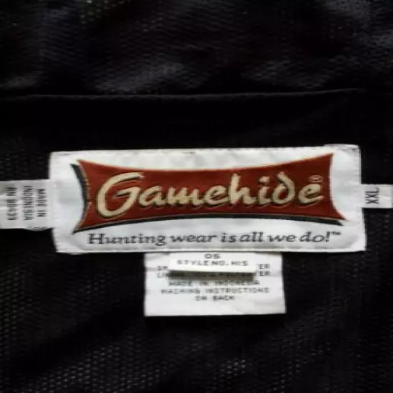 Gamehide Hunting Suit Mossy Oak Break Up Camo Size XXL