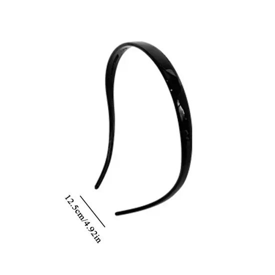 Sunglasses Shaped Headband Plastic Transparent Non-slip Hair Hoop Hair Tool