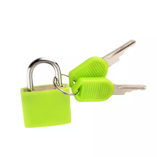 Suitcase Lock Mini Padlock with Key Small Locks for Schoolbag Backpack Luggage